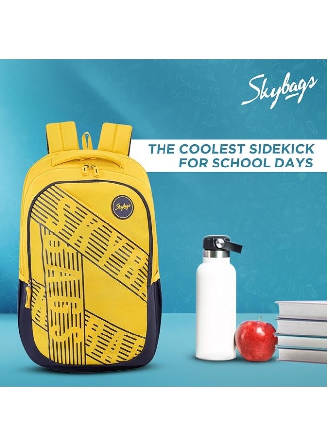 سكاي باجز Skybags Stash 38 Liters Casual Backpack for Boys and Girls | 3 Compartments, Quick Access Pocket, Organizer | Perfect for School & Travel - Unisex - Image 3